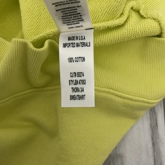 Agolde Thora Sweatshirt Size Small - Picture 9 of 9